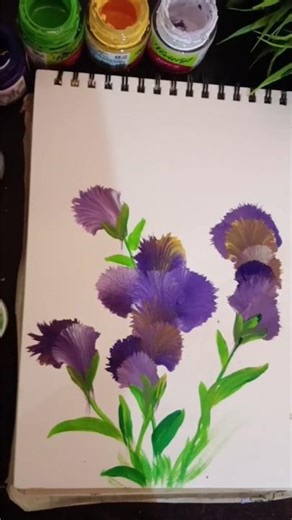 Easy One Stroke Flower Painting 🌸 | Beginner Friendly Acrylic Art Tutorial