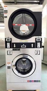 High Quality Self-Service Laundry Washing Machine Stack Washer and Dryer