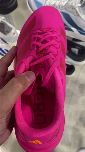 Adidas Adizero EVO SL Woven - Shock Pink / Pure Ruby / Lucid Tangerine