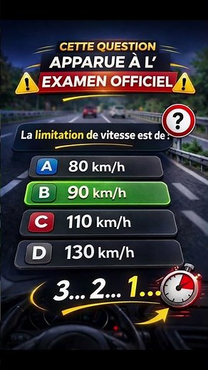 ⚠️ 90 km/h, 110 ou 130 ? Piège classique du Code de la Route !