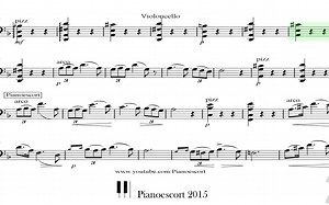 F.Schubert - Serenade (Ständchen) Cello and Piano -Piano Accompaniment