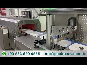 A4 Paper Box Shrink Wrapping Line Continuous Motion Side Sealer