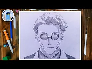 Easy Step by Step Drawing Kento Nanami from Jujutsu Kaisen Season 2