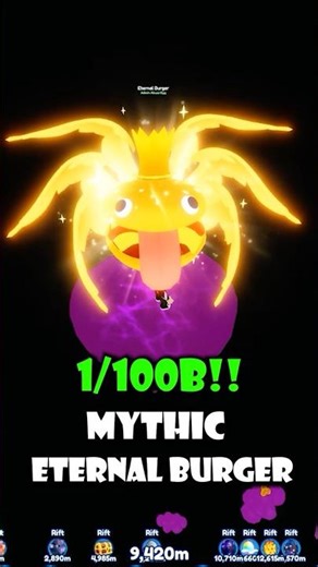 This pet LOOKS SICK! Mythic Eternal Burger in BGSI