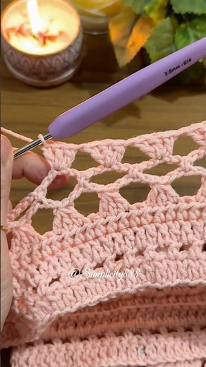 🩷🧶Watch and learn how to read crochet stitches diagram #simplicity888 #crochettutorial #knitting
