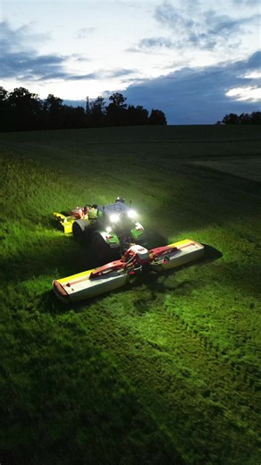Mähen bis in die Nacht: Tipps für Silage und Nachtarbeit
