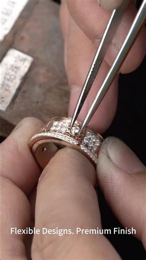 Custom Diamond Ring Manufacturing #jewelry #diamond #customjewelry