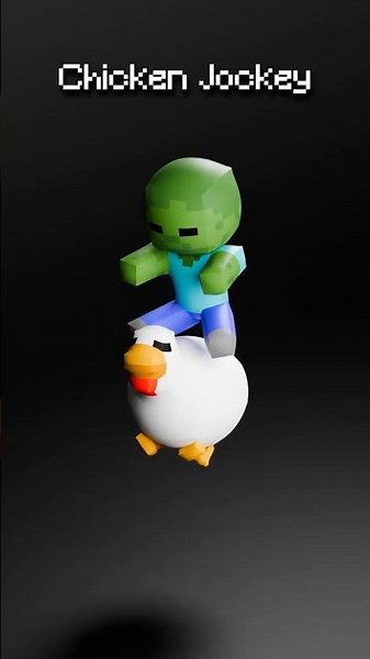 What If Minecraft Mobs Inflated?⛏️💎#blenderanimation #minecraft