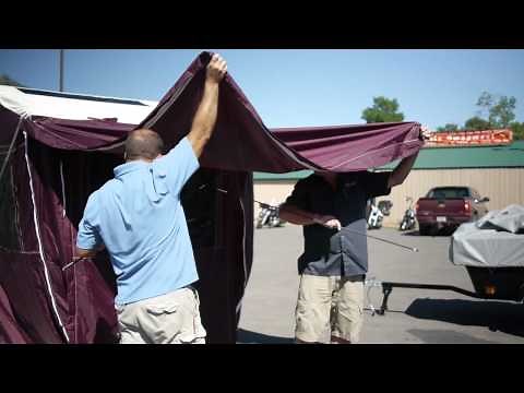 Bunkhouse Camper Trailer - One-Minute Setup Instructions
