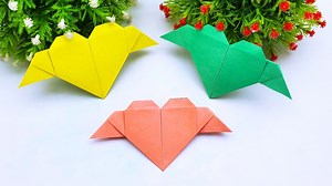 5.6K views · 383 reactions | Valentines Day Heart Making | Valentines Day Crafts Making | Origami Heart Making Easy Tutorial #OrigamiHeart #PaperCrafts #ValentinesDayCrafts | Mr. Creator | Facebook