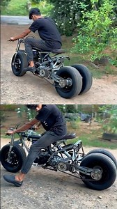 This Handmade Tilting Trike Bike Can Tilt Its Rear Section Side to Side While Riding 😱🔥 #diybuild