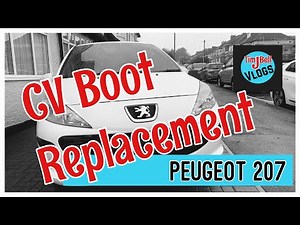 CV Boot Replacement Peugeot 207 | Driveshaft Gaiter