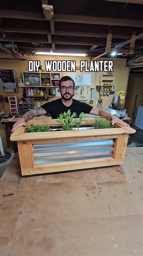 I wanted to try building a planter that felt a little more sturdy than the typical DIY fencepost planters while still using materials you can find at pretty much any home center. This entire project started from a single 2x12, paired with a corrugated metal panel for the sides. It’s a pretty straightforward build, but the metal plugged screw holes and undercut top rails really changed the final look. Once the plants went in, it completely transformed the project. This is definitely different fro