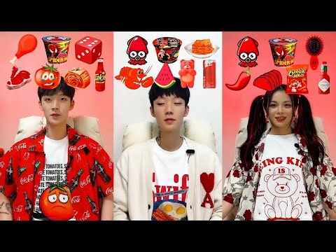 ASMR MUKBANG | Spicy Challenge Compilation (Fire noodles, fried chicken, enoki mushroom, korean eat)