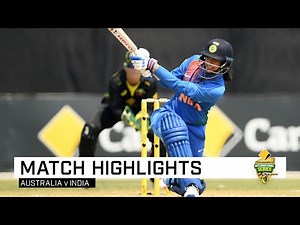India leave Australia stunned with run-chase perfection | CommBank T20 INTL Tri-Series