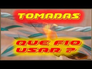 QUE FIO USAR NAS TOMADAS ?