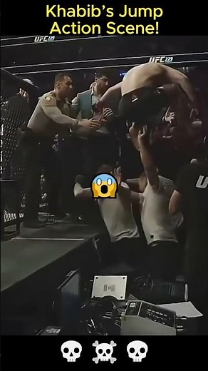 Khabib Turned the Arena Into an Action Movie — That Jump Was INSANE!