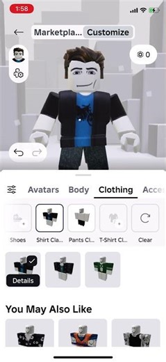 How to remove clothing on roblox #shorts #roblox