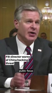 1.1K views · 14 reactions | On Wednesday, FBI Director Christopher Wray told lawmakers that Chinese hackers are gearing up to “wreak havoc and cause real world harm” to the United States. | cheddar news | Facebook