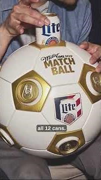 Miller Lite is selling a beer-holding soccer ball for the World Cup