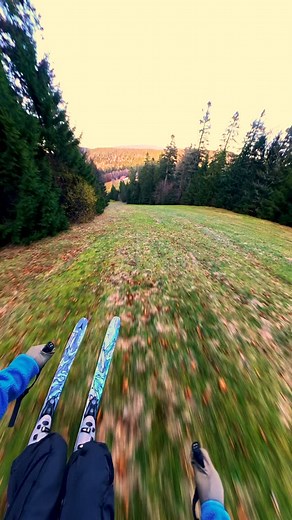 21K views · 1.1K reactions | #Carving with no snow is possible ⛷️ Perfect last training before getting back on the snow this week, can’t wait for it 﫶 . . . #skiing #ski #gopro #freeride #freeski #skier | Anthony Robert | Facebook