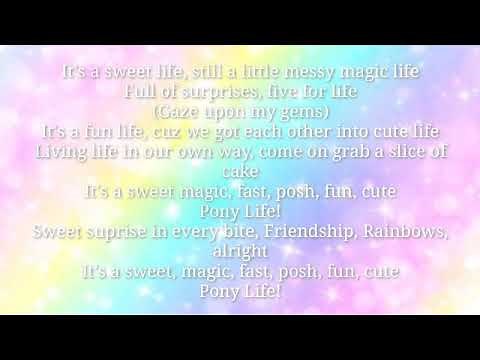 MLP Pony Life (Theme song) {Lyrics}