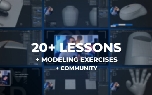 网站上新！Blender 3D 建模和拓扑大师班_哔哩哔哩_bilibili