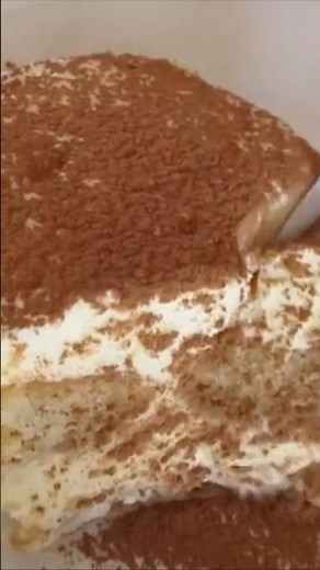 Homemade ITALIAN TIRAMISU DESSERT 😋 So YUMMY 😍 #food #cooking #popular #italy #recipe #tutorial