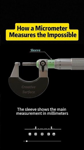 How a micrometer measures the impossible #science #knowledge