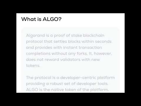 What is Algorand ?