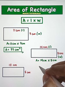 Area of Rectangle‼️ #mathtricks #mathtutor #Mathematics #Teachergon #mathtutorial #mathreview #mathematics #mathhack #maths #MathViral #MATH #rectangle #areaofrectangle #geometry | Math Tutorials
