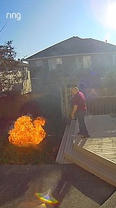 74K views · 97 reactions | Chris was making a duck to go with the turkey for Thanksgiving dinner, but things took an unexpected turn.  His wife AnneMarie says, " No one got hurt or no firetrucks needed and we still saved the duck! Although a little dry." | Ring | Facebook