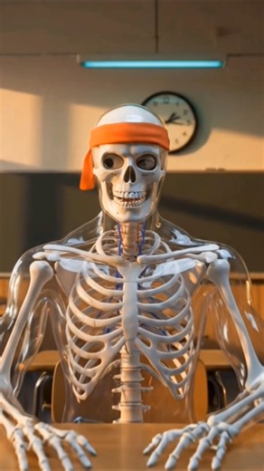 Skeleton Detention Room Challenge 🏫 | @DrBone #shorts #short