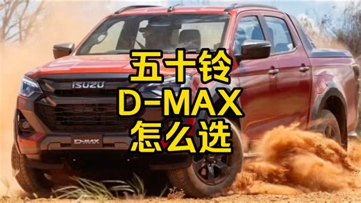 每日一车：五十铃D-MAX怎么选？