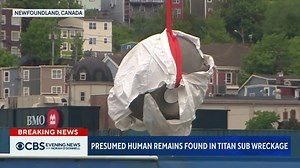 18K views · 74 reactions | BREAKING: The Coast Guard said what is believed to be human remains was recovered from the wreckage of the Titan submersible. They will be examined by medical experts. | CBS Evening News | Facebook
