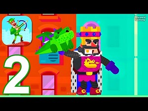 Bowmasters - Gameplay Walkthrough Part 2 All Characters Unlocked (iOS, Android)