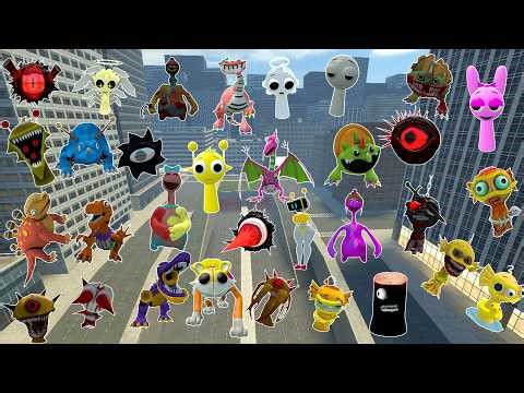 🏣 BIG CITY SPRUNKI MR SUN FUN COMPUTER MISS WENDA YELLOW PINKI COOL AS ICE SPARTAN KICKING IN GMOD