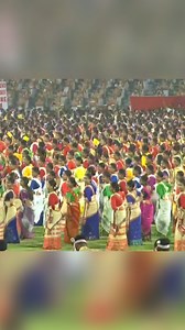 554K views · 10K reactions | In a bid to set the Guinness World Record for largest Bihu dance at a single venue, 11,304 folk dancers presented Bihu Dance in the presence of Assam CM Himanta Biswa Sarma at Sarusajai Stadium in Guwahati. 2,48 drummers also performed along with them. Watch it here. #BihuDance #Assam #Guwahati #LargestBihuDance | India Today | Facebook