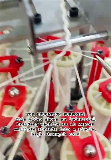 industrial braiding machine #shorts #IndustrialMachinery #Manufacturing #Engineering #Textile #tech