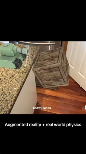Augmented reality with real world physics #augmentedreality #physics #rc #game #concept