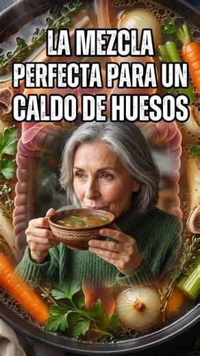La mezcla perfecta para un caldo de huesos cargado de colágeno #CaldoDeHuesos #Colageno #Salud
