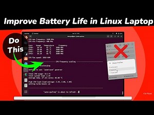 How To Fix Battery Drain & Improve Battery Life on Linux Laptop (NEW)