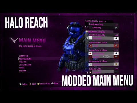 Halo Reach | Modded Main Menu + Downloads [RGH/Jtag] 2020