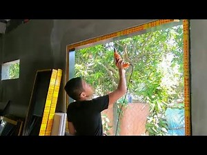 SLIDING WINDOW INSTALLATION step-by-step (ph)