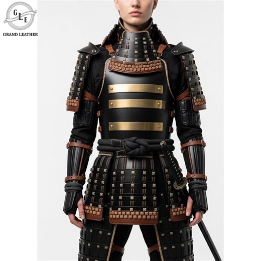 Custom Samurai Battle Armor for Women | Japanese Warrior Leather Set | Cosplay LARP Outfit | Gift for Her - Etsy