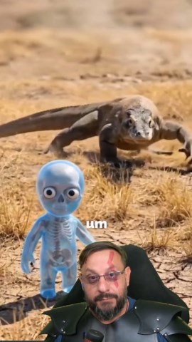 Criado por um Dragão de Komodo: O Que Aconteceria?