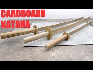 3 Different Cardboard Crafts Ideas, Katana Swords