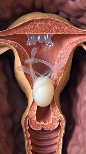 What Uterine Contractions Actually Look Like | 3D Inside View"only educational short #video