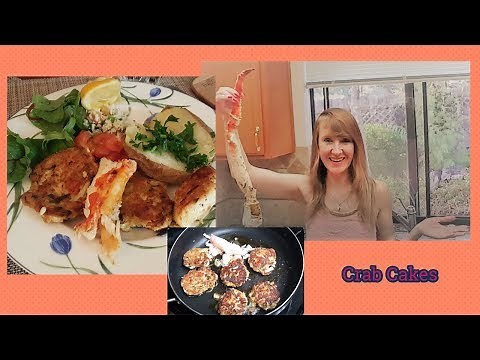 Huge Costco Alaskan King Crab Leg / Crab Cakes Recipe