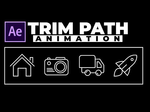 Trim Path Animation - After Effects Tutorial